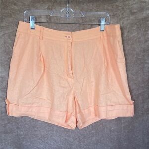 🌹5 for $25🌹BLUE SOL Peach/Orange  Shorts Tailored Lightweight Style
